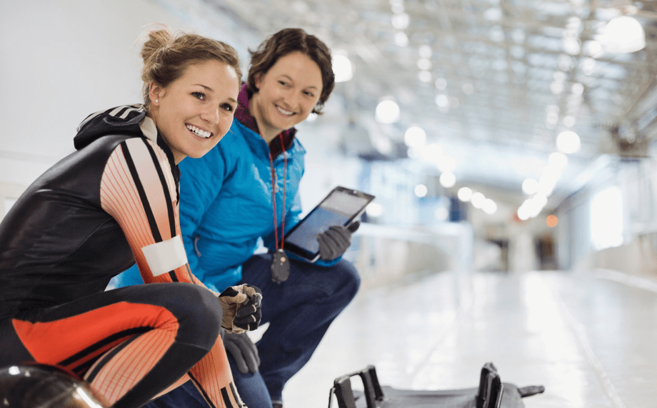 The minimum viable product enables the trainer and her speed skater to test the coaching plattform.